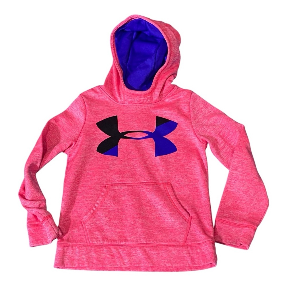 Under Armour Kids Pink Hoodie Size Small